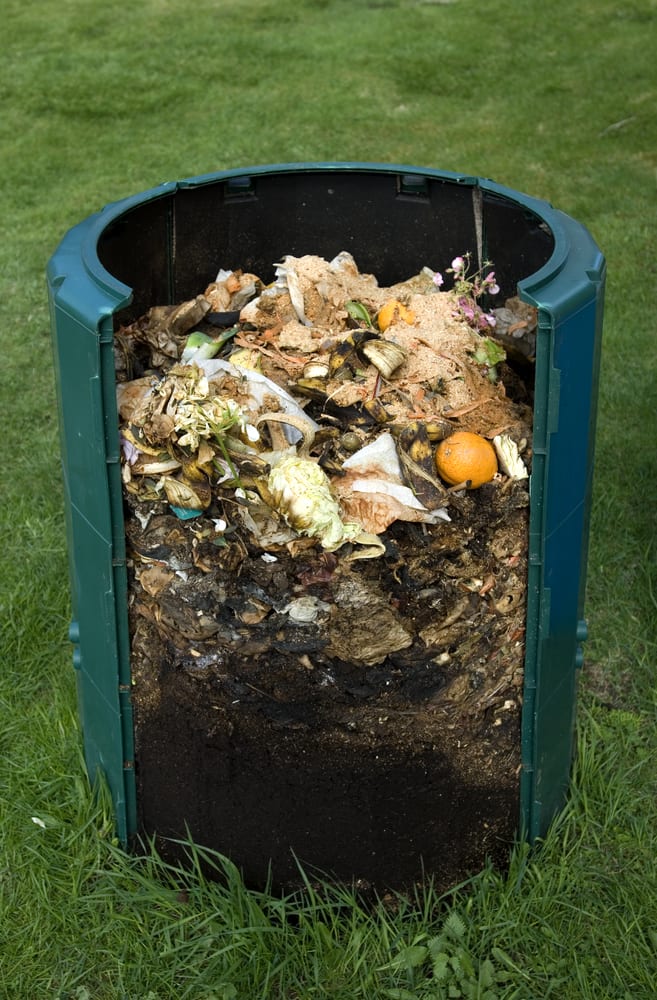 cross section of a compost bin